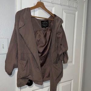 Light brown coat size medium